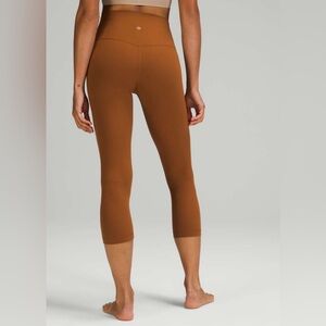 Lululemon Align High-Rise Crop 21" (Size: 0) Color: Copper Brown